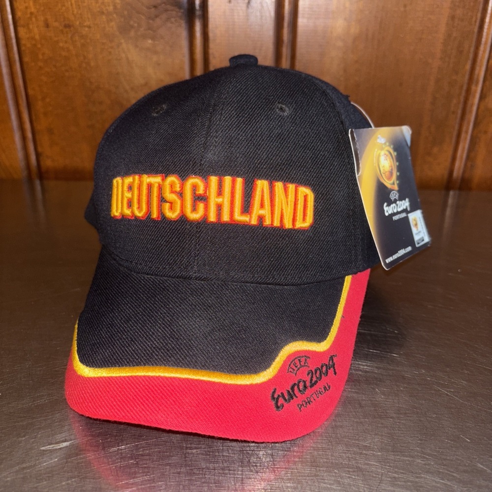 NWT Deutschland‎ Germany Soccer UEFA Euro 2004 Portugal Adjustable Hat Cap